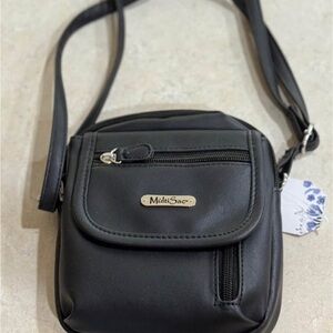 MultiSac Black Crossbody Bag